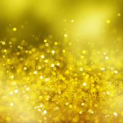 Golden glitter background.