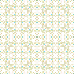 Seamless vector ornament. Modern geometric pattern with repeating elements