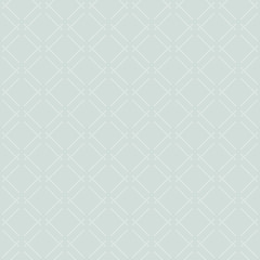 Geometric repeating vector ornament with white diagonal dotted lines. Seamless abstract modern pattern