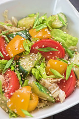 Bulgarian vegetable salad