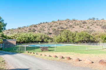 Picnic area in the Mountain Zebra National Park