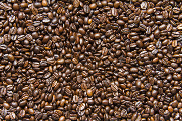 Obraz premium coffee beans texture background