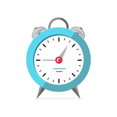 Clock Logo Icon Isolated. Watch Object