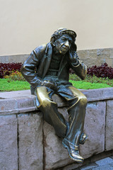 Fototapeta premium Bai Milio statue - Plovdiv - Bulgaria