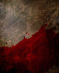 Blood on Grunge background