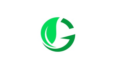 letter G leaf