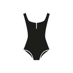 Black swimsuit vector