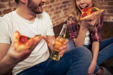 Young people resting