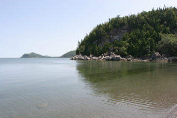 National Parks of Quebec, Canada - National Park "Le Bic" on Saint-Laurence-River