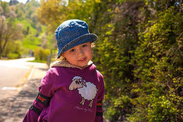 Mädchen mt der Mütze