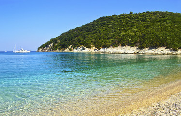 Filiatro beach in Ithaca island Greece - Ionian islands