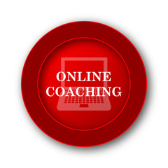 Online coaching icon