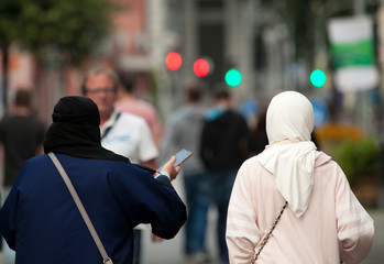 Muslima unterwegs