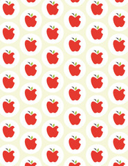 Apple pattern background