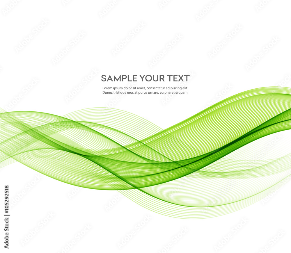Poster abstract vector background, futuristic wavy