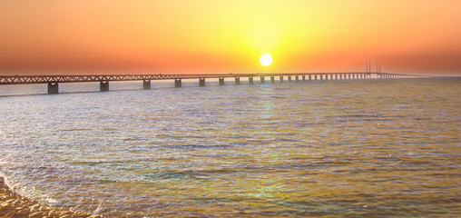 Oresund Bridge Sweden Malmo