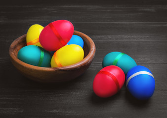 Floral Easter eggs