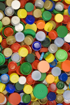 Plastic Caps Background