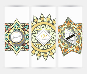 Mandala. Business card with ornament handmade in retro colors . Maroon Mandala doodle . Template mandala print . Zentangle in red and grey colors . Zentagle grey. Sacred geometry.