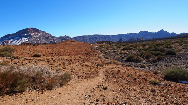 Walking in Parque Nacional del Teide &ndash; Teide National Park, Canary Islands, Spain
