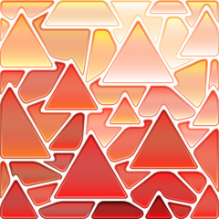 abstract vector stained-glass mosaic background