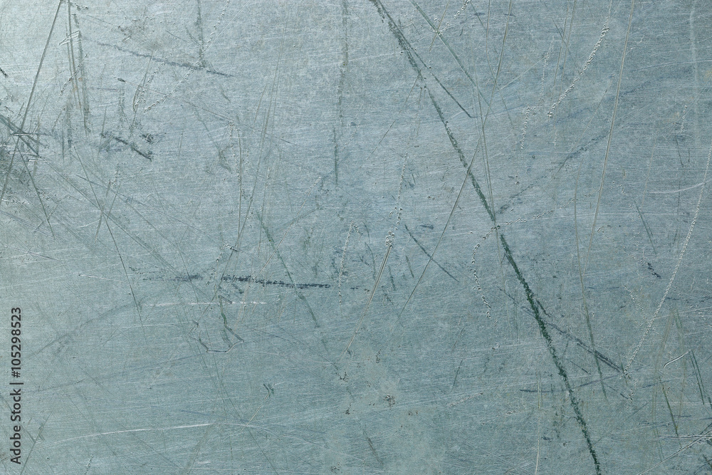 Poster design on steel for pattern and background