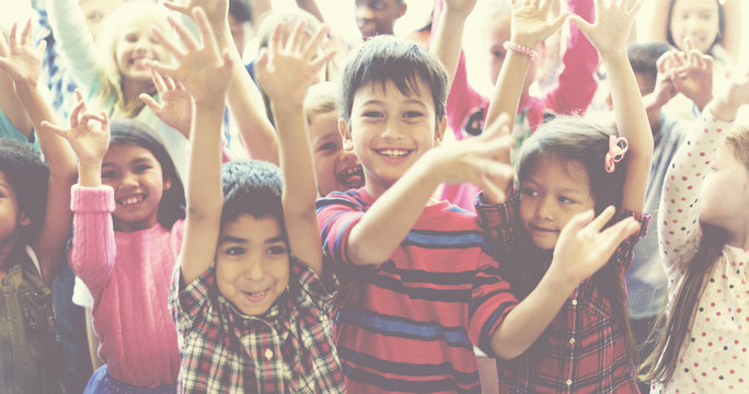Child Companionship Diversity Ethnicity Unity Concept