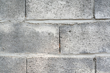 Concrete block wall texture and background 