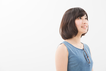 Obraz premium 希望に満ちた女性