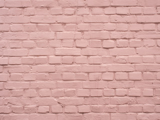 pink brick wall