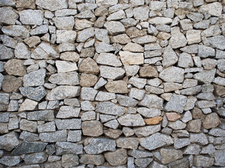 Granite rock wall
