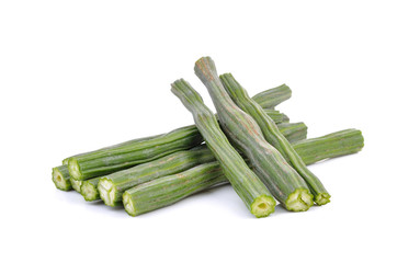Moringa oleifera Lam on white background