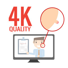4k quality advertise,vector