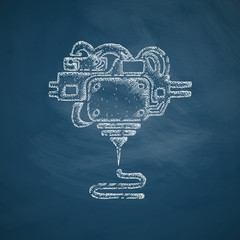 three d printer icon