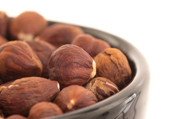 Hazelnuts in a bowl