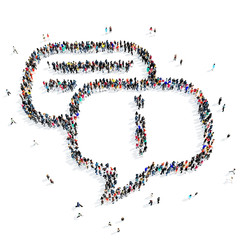 people   bubble chat icon