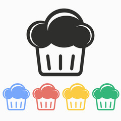 Cake - vector icon.