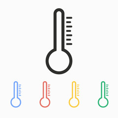 Thermometer - vector icon.