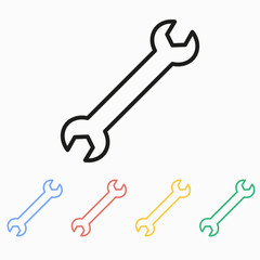 Wrench - vector icon.