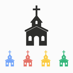 Church - vector icon.