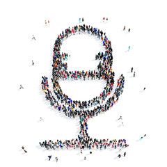people  microphone icon