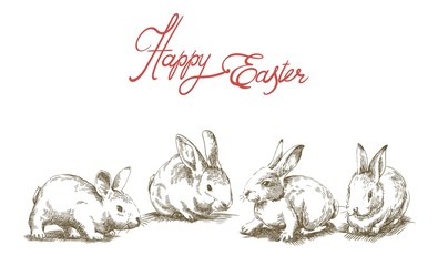 Easter greeting card