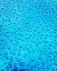 clear blue waterdrops