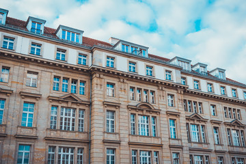 Fototapeta na wymiar Large neoclassical building in Germany