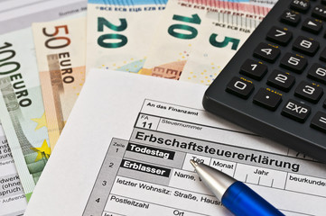 Finanzamt Erbschaftssteuererklärung ausfüllen