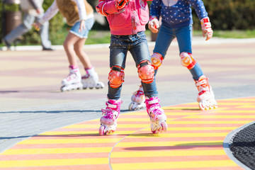 kids on  rollerblades © yanlev