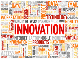 INNOVATION word cloud, business concept