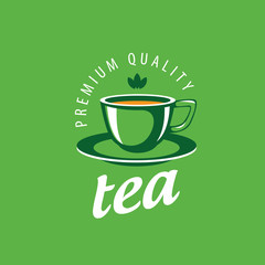 vector logo tea