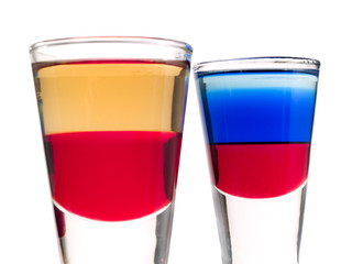 Cocktails Collection - Red Tequila and Russian Shot