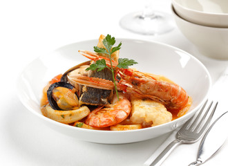 Mixed seafood dish